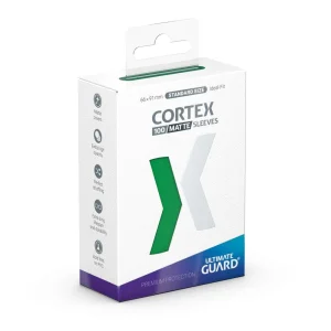 100 PROTÈGES CARTES VERT MAT STANDARD ULTIMATE GUARD CORTEX